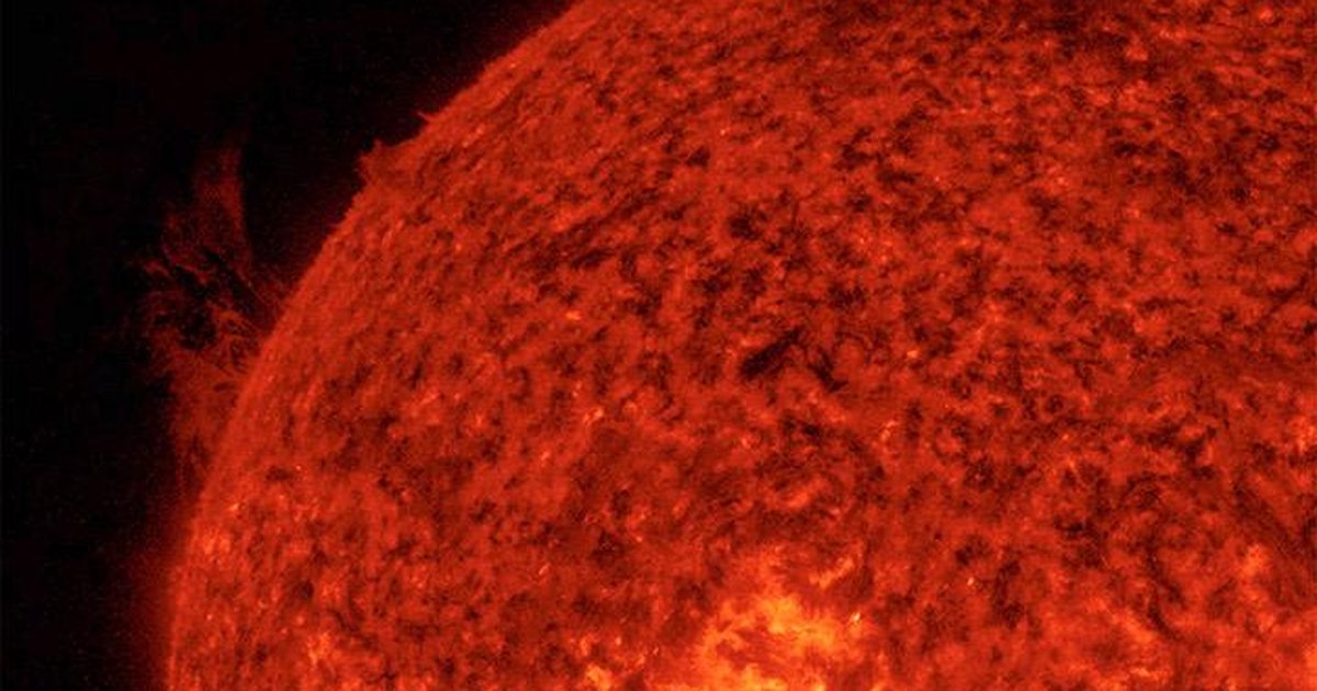 Satellite view of a summer heat dome over the eastern United States during the June 2026 heat wave
