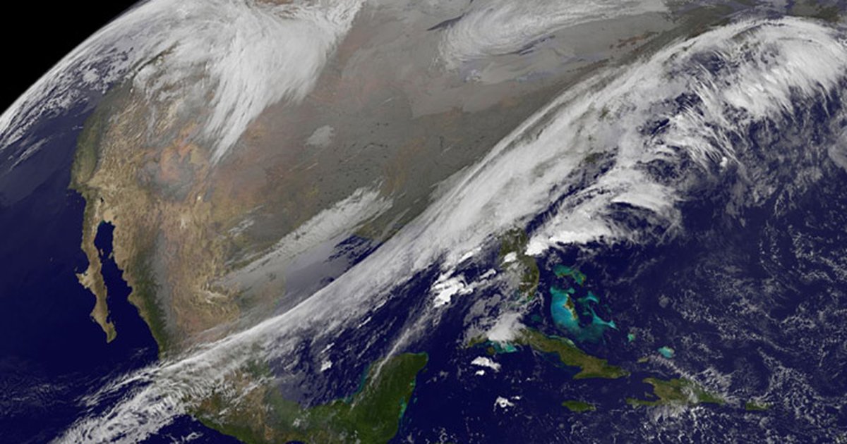 Satellite view of an intense hurricane with a sharp, clear eye, illustrating the most powerful tropical cyclones ever recorded