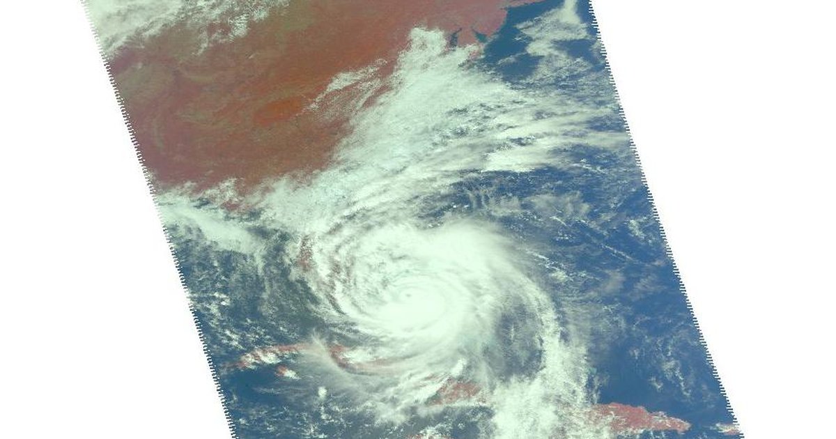 NOAA GOES satellite view of a storm system over the southwestern United States, illustrating the slow-moving upper-level low bringing heavy rain and a Flood Watch to West Texas on October 29–30, 2026